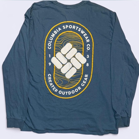 Columbia Blue Long Sleeve Tee - Picture 4 of 4